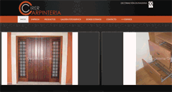 Desktop Screenshot of carpinteriacirer.com